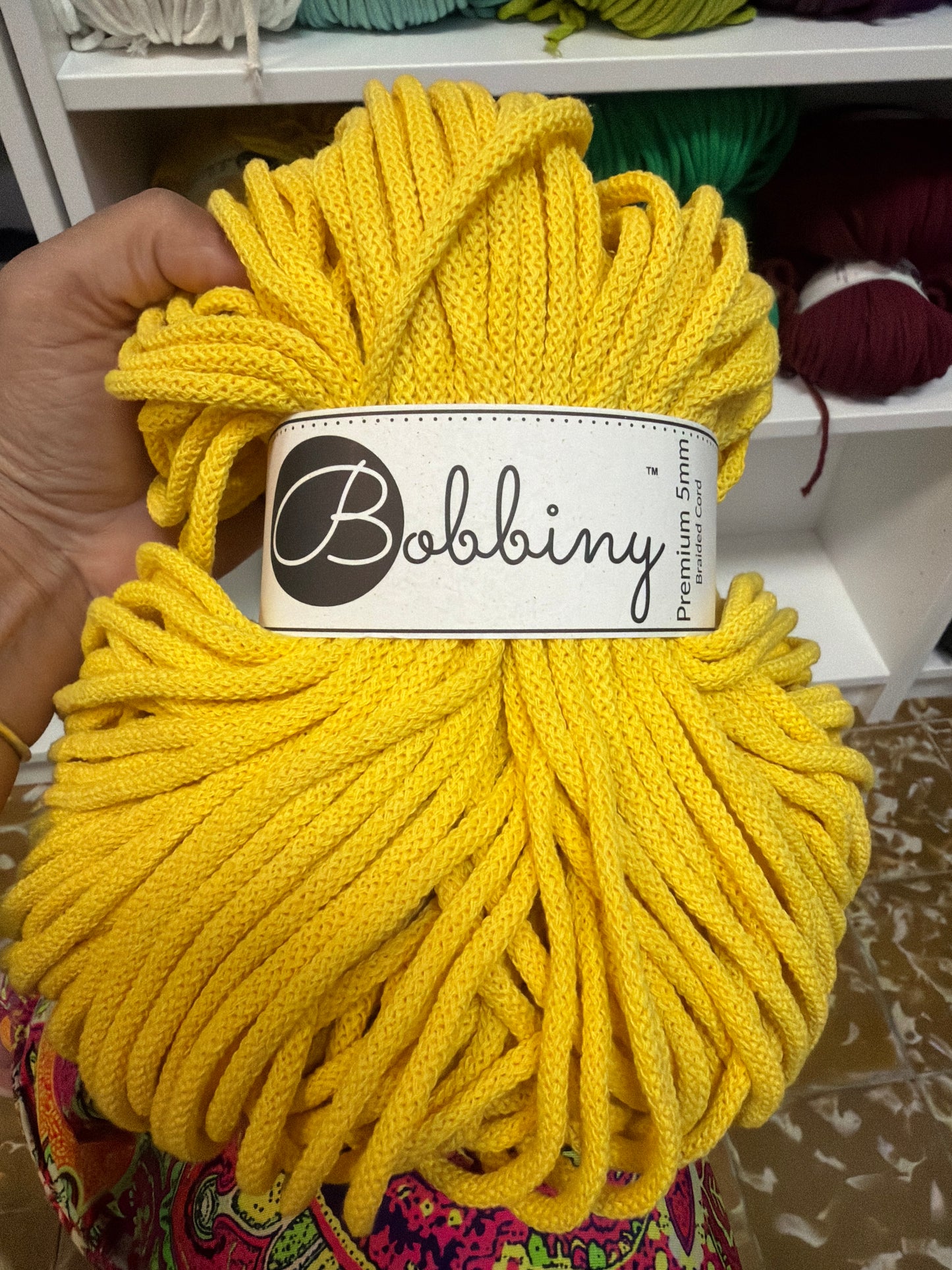 5mm Braided Cord- Bobbiny Premium Cord