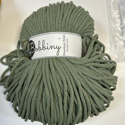 5mm Braided Cord- Bobbiny Premium Cord