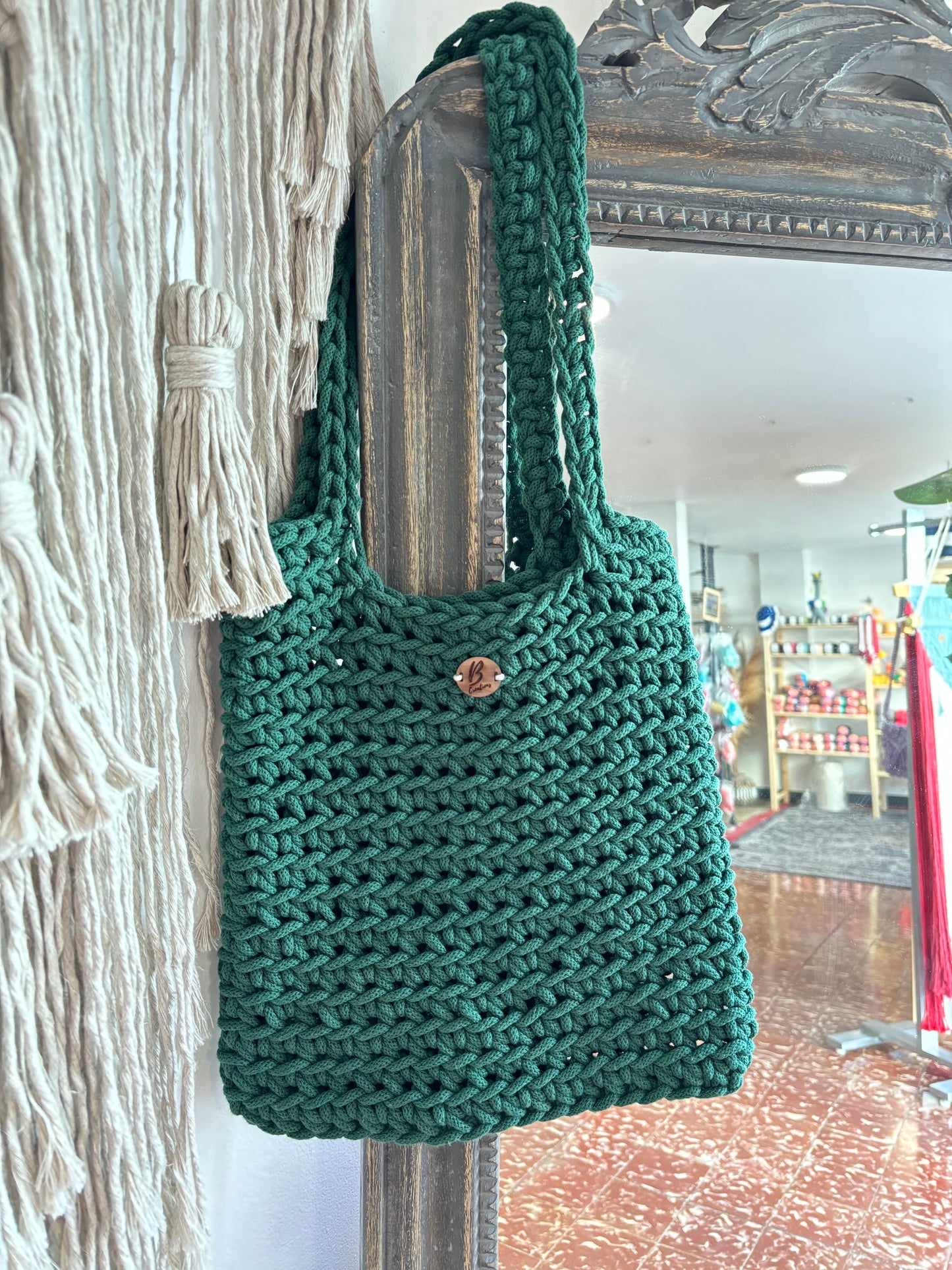 Crochet purse