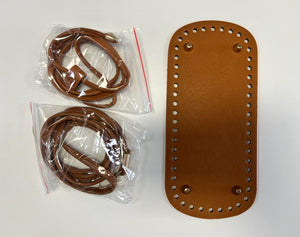 Kit para cartera o mochila (asa tipo cuerda, cierre tipo cuerda y base rectangular)