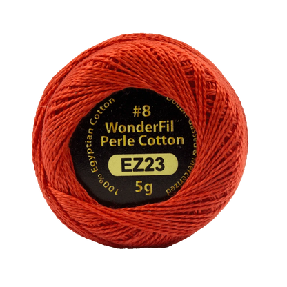 Elezanza 8wt Egyptian perle cotton thread solid color