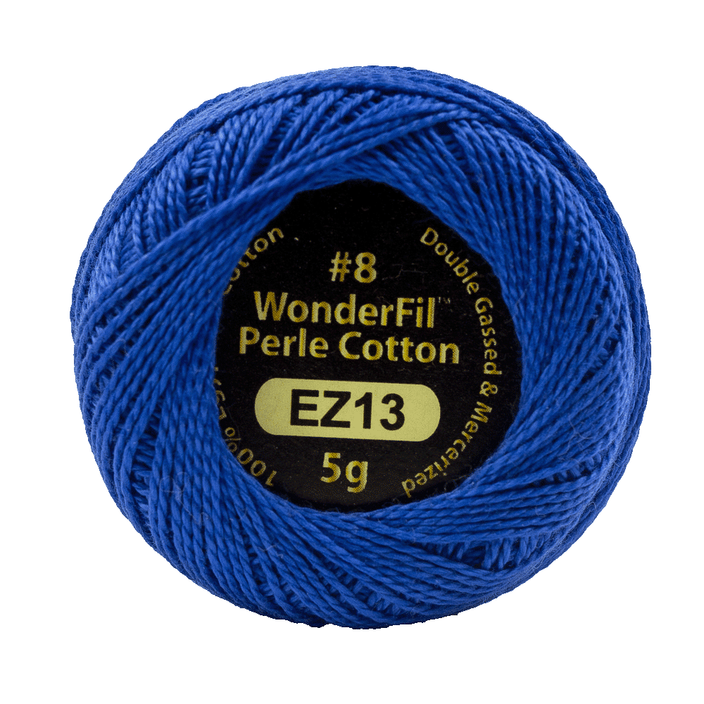 Elezanza 8wt Egyptian perle cotton thread solid color