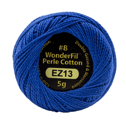 Elezanza 8wt Egyptian perle cotton thread solid color