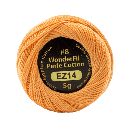 Elezanza 8wt Egyptian perle cotton thread solid color