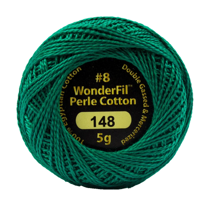 Elezanza 8wt Egyptian perle cotton thread solid color