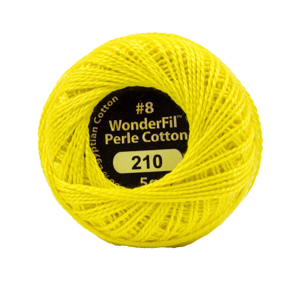 Elezanza 8wt Egyptian perle cotton thread solid color