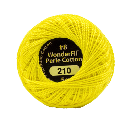 Elezanza 8wt Egyptian perle cotton thread solid color