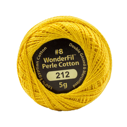 Elezanza 8wt Egyptian perle cotton thread solid color