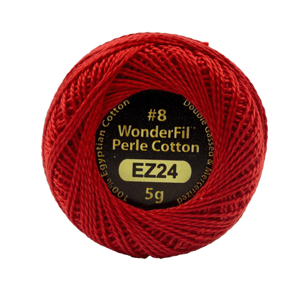 Elezanza 8wt Egyptian perle cotton thread solid color