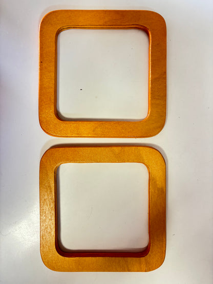 ASAS PARA BOLSOS madera y acrilico