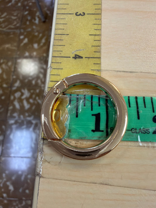 Argolla mosquetón con apertura