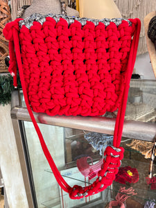 Crochet purse