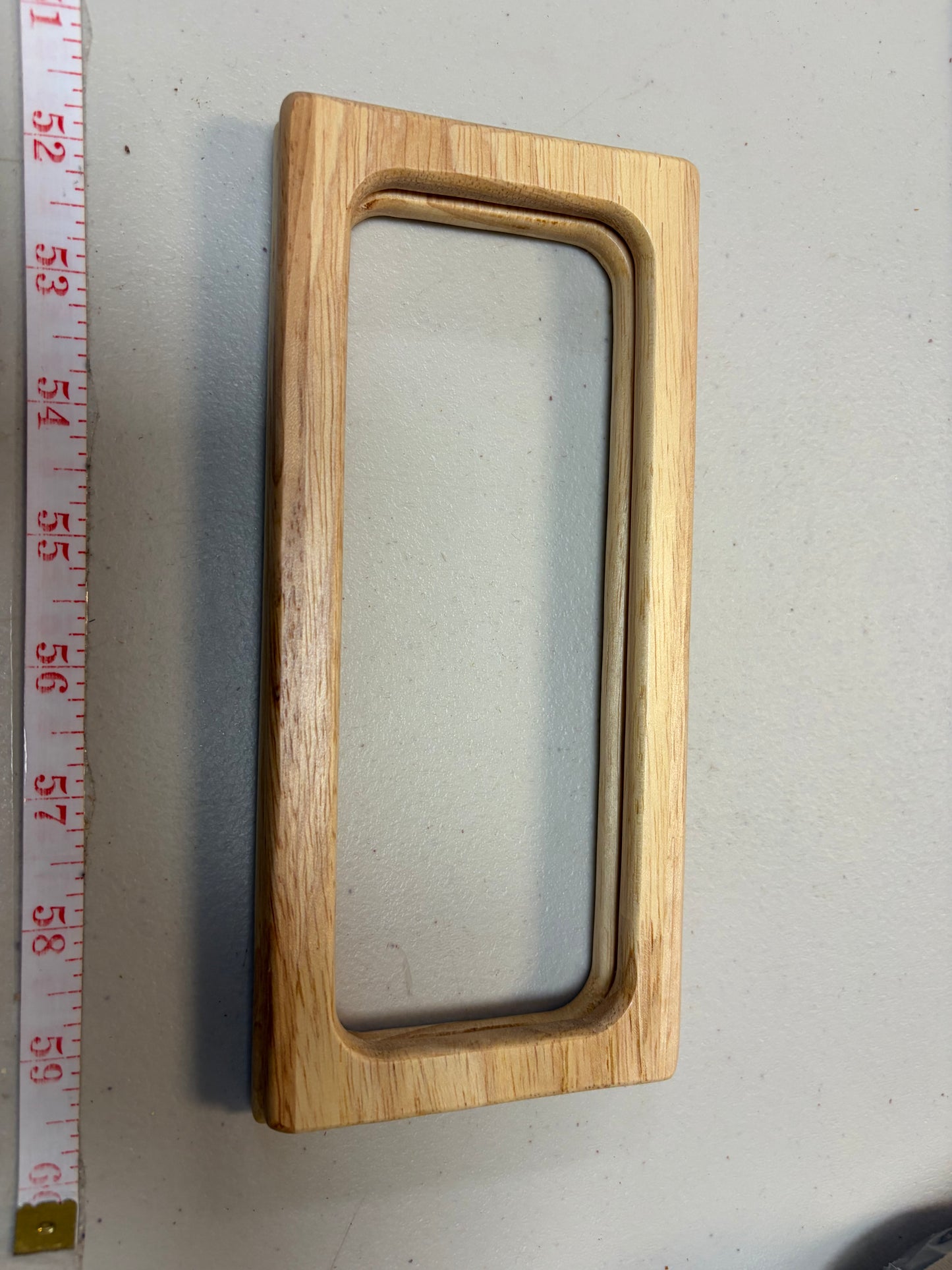 ASAS PARA BOLSOS madera y acrilico