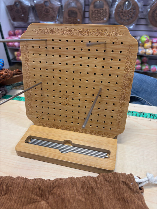 Crochet blocking board