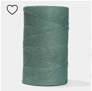 Ganxxet Soft Cotton Cord Zero Waste 4 Mm - 1 Single Strand (1640ft)