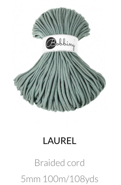 5mm Braided Cord- Bobbiny Premium Cord