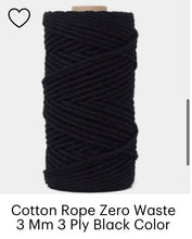 Load image into Gallery viewer, Ganxxet Cotton Rope Zero Waste 3 Mm - 3 Ply