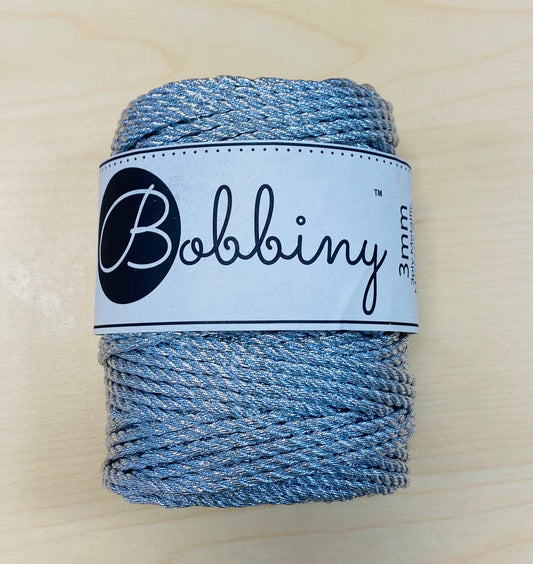 Bobbiny 3mm Metallic Rope