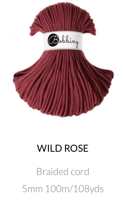 5mm Braided Cord- Bobbiny Premium Cord