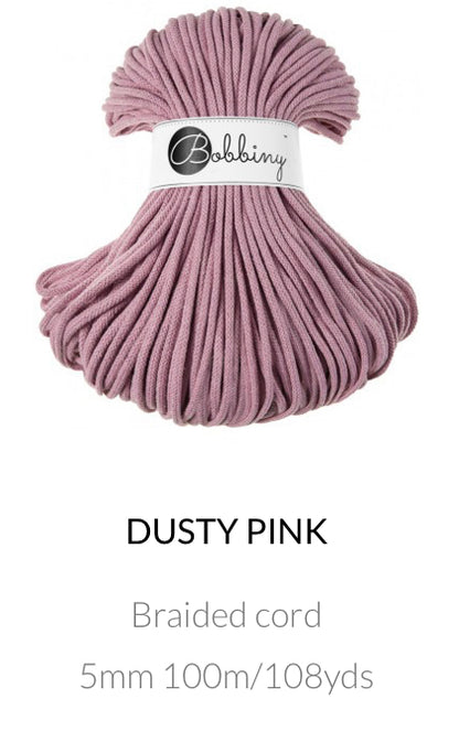 5mm Braided Cord- Bobbiny Premium Cord