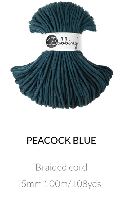 5mm Braided Cord- Bobbiny Premium Cord