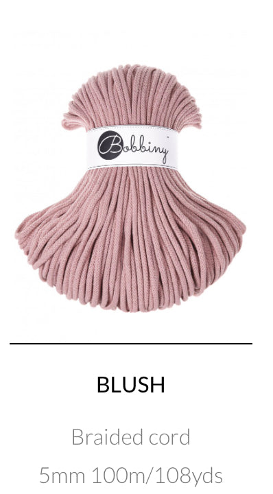 5mm Braided Cord- Bobbiny Premium Cord