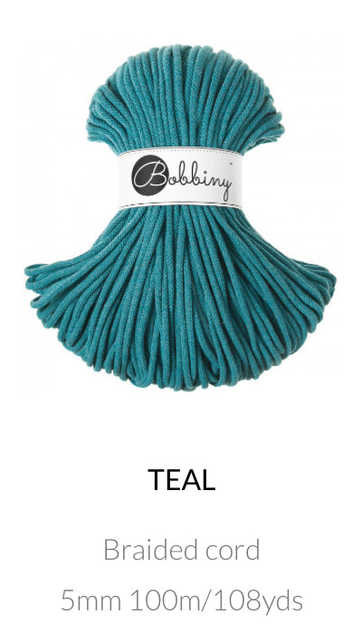 5mm Braided Cord- Bobbiny Premium Cord