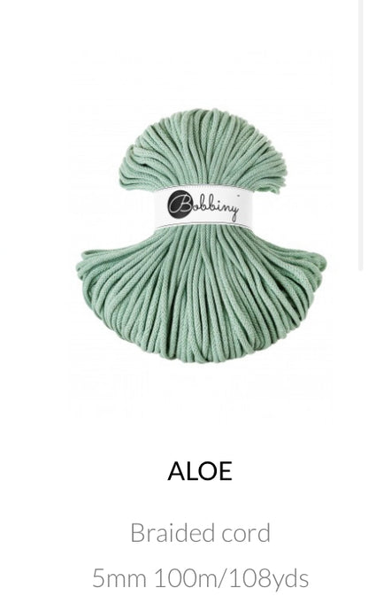 5mm Braided Cord- Bobbiny Premium Cord